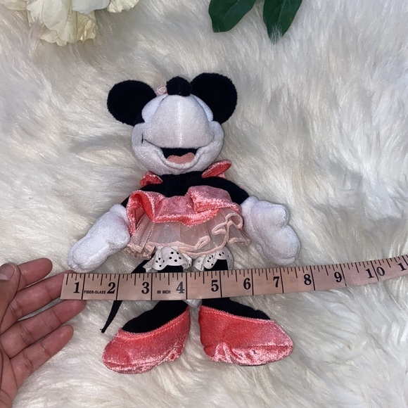 Disney 100 years of Magic Minnie Mouse Pink Hat and Dress Plush - Picture 17 of 17